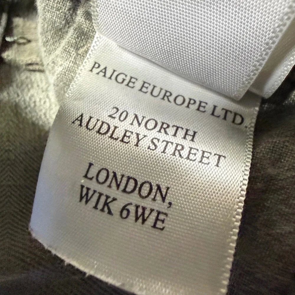 Paige Wide Leg Pants Womens 28 Green Lyocell Drawstring Relaxed Casual Trousers - Picture 8 of 13